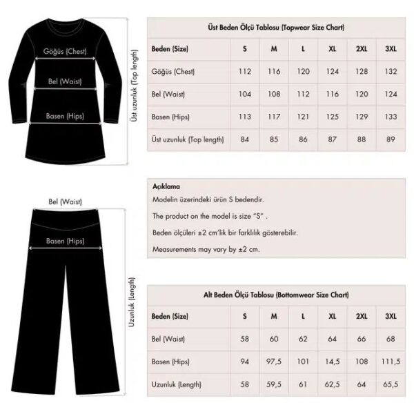 Black Short Sleeve Modest Swimsuit for Youth and Adults - 2 Piece - Image 5