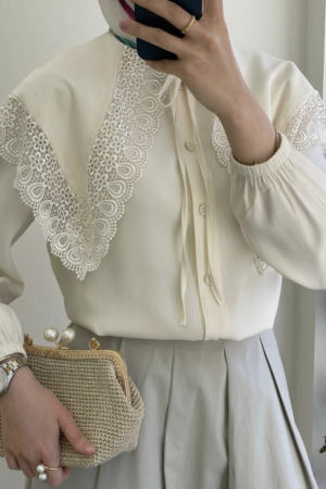 Lace Collar Blouse