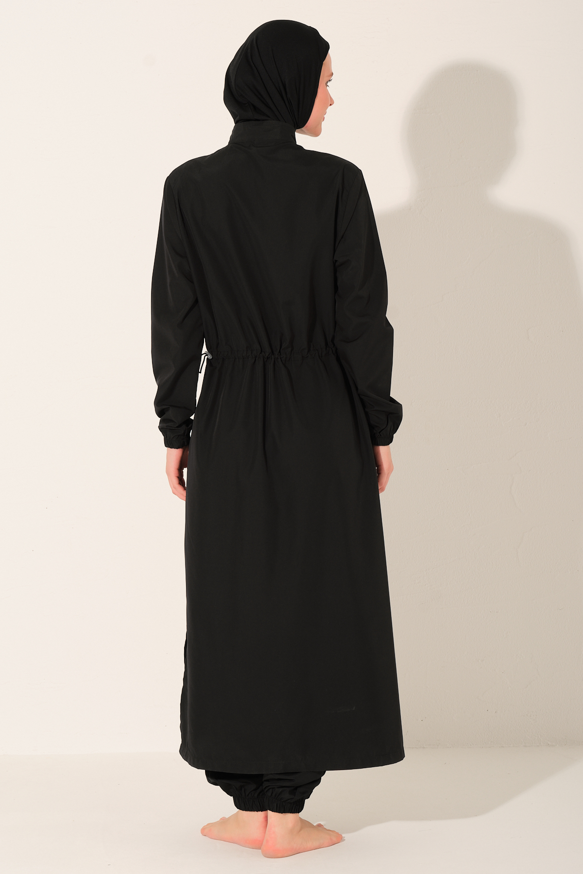 Lycra Modest Swimwear Set – Black - Image 3