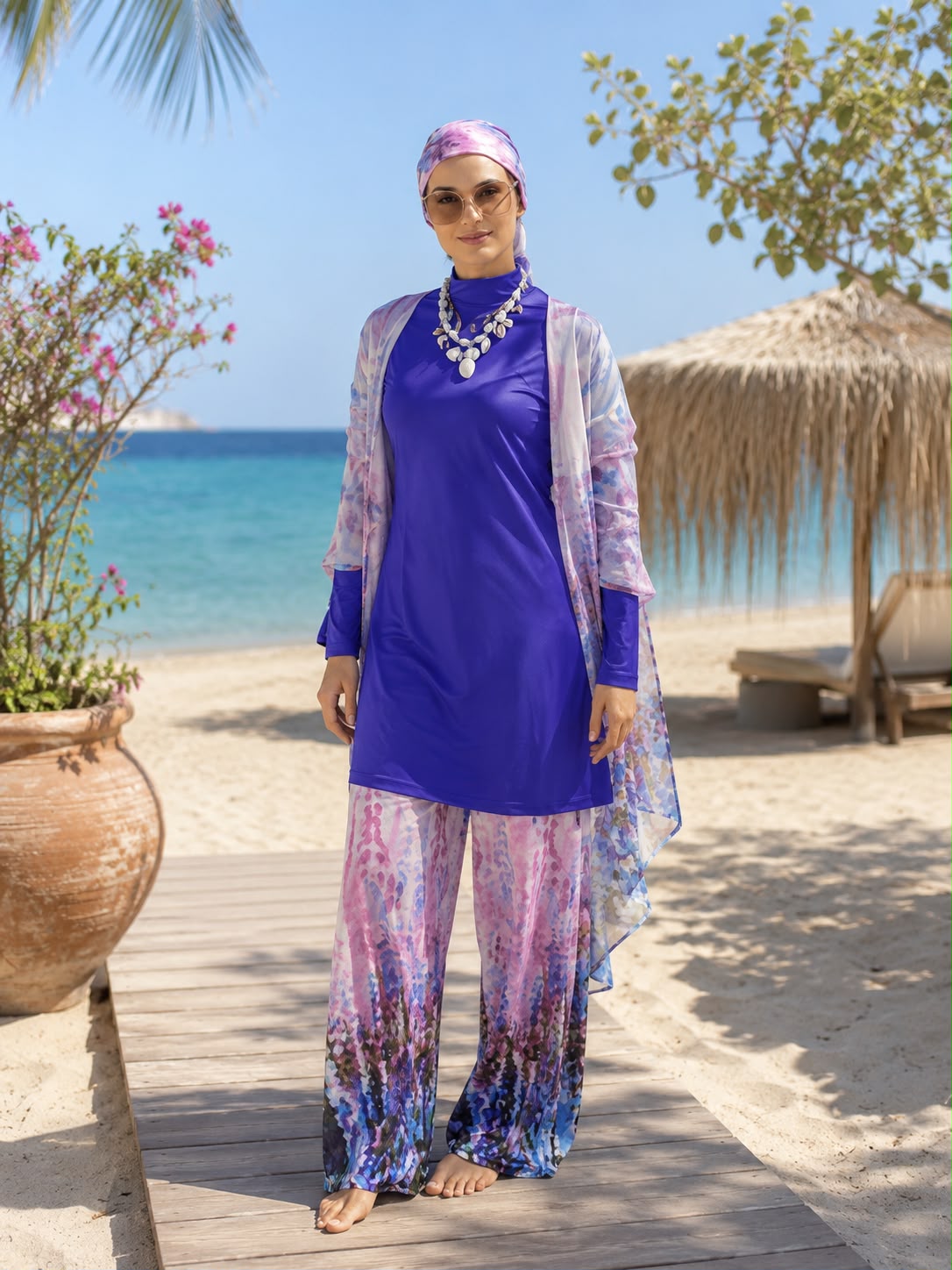 Colorful Pattern Beach Pareo