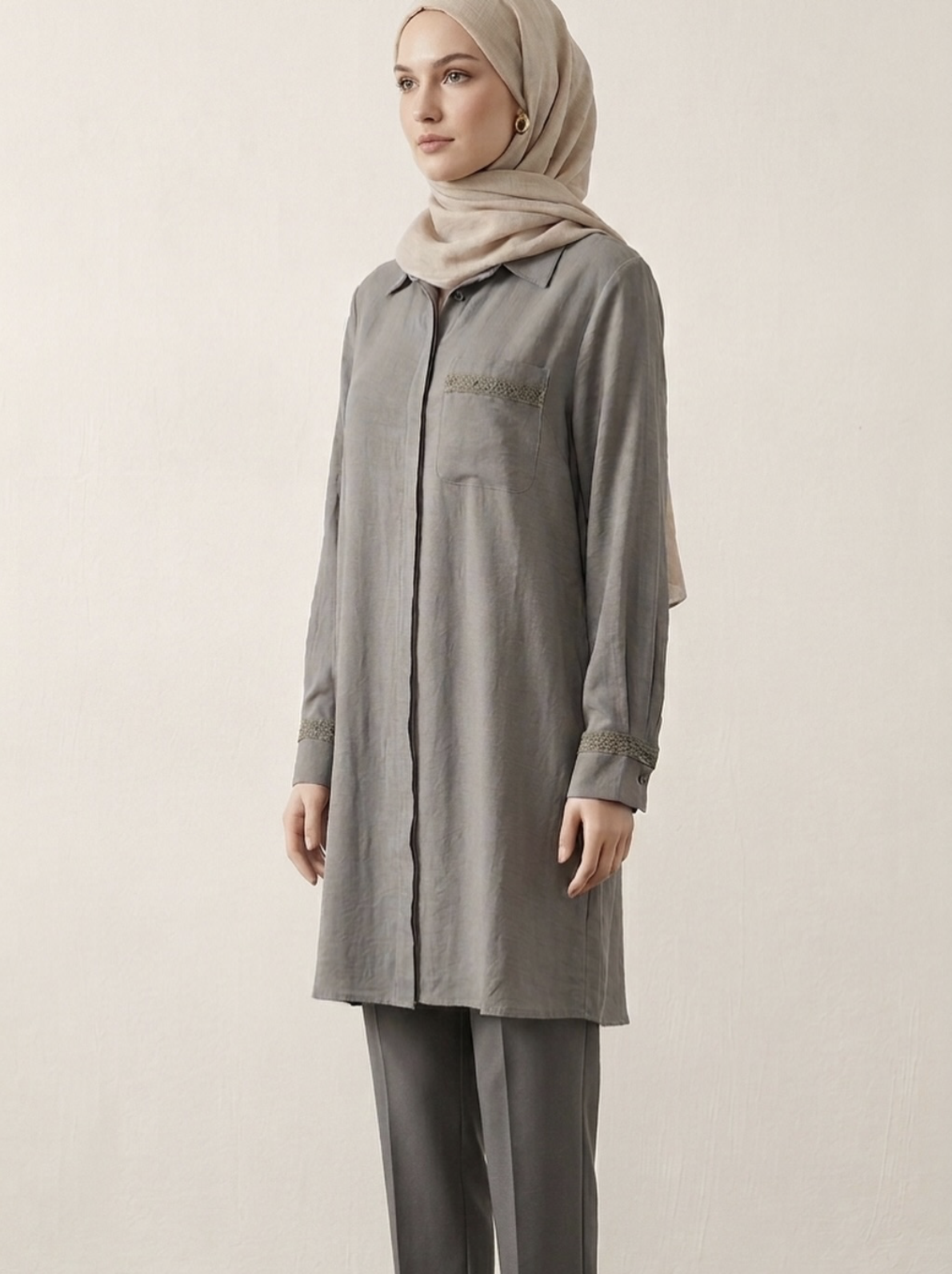 Lace Detail Tunic - Image 2