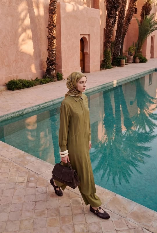 Minimalist Longline Tunic & Pants Set - Image 3