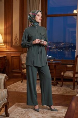 Luna Zip-Front Modest Two-Piece Set