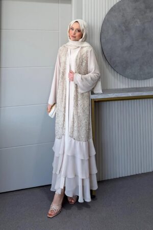 Sequin Abaya Set