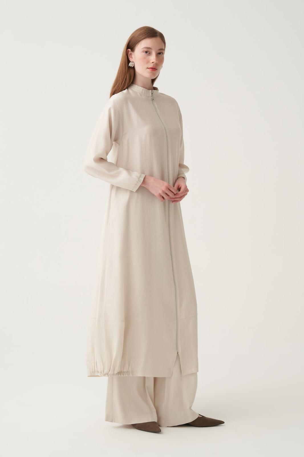 Premium Tencel Zip-Front Abaya - Image 5