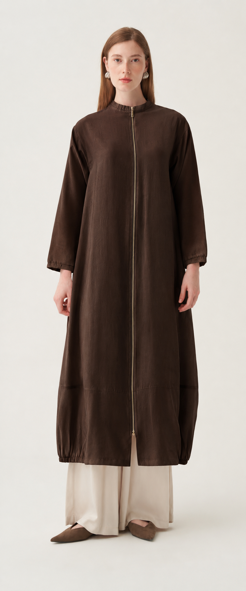 Premium Tencel Zip-Front Abaya - Image 6