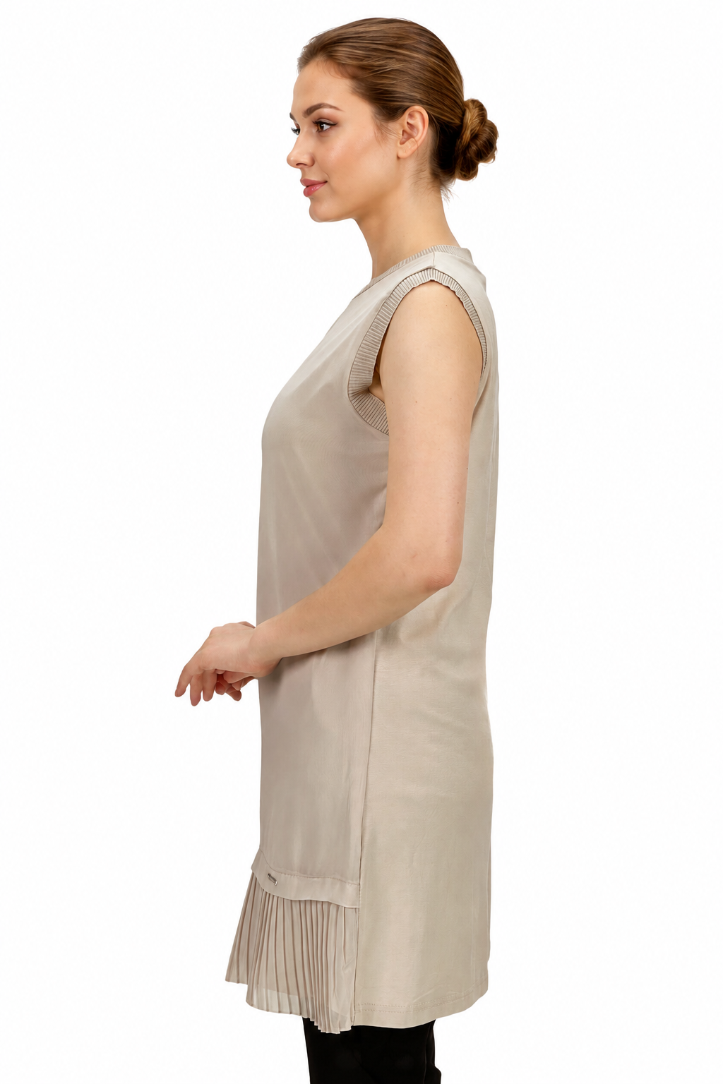 Pleated Hem Inner Tunic - Image 2