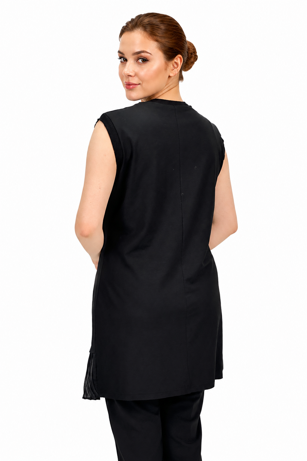 Pleated Hem Inner Tunic - Image 6