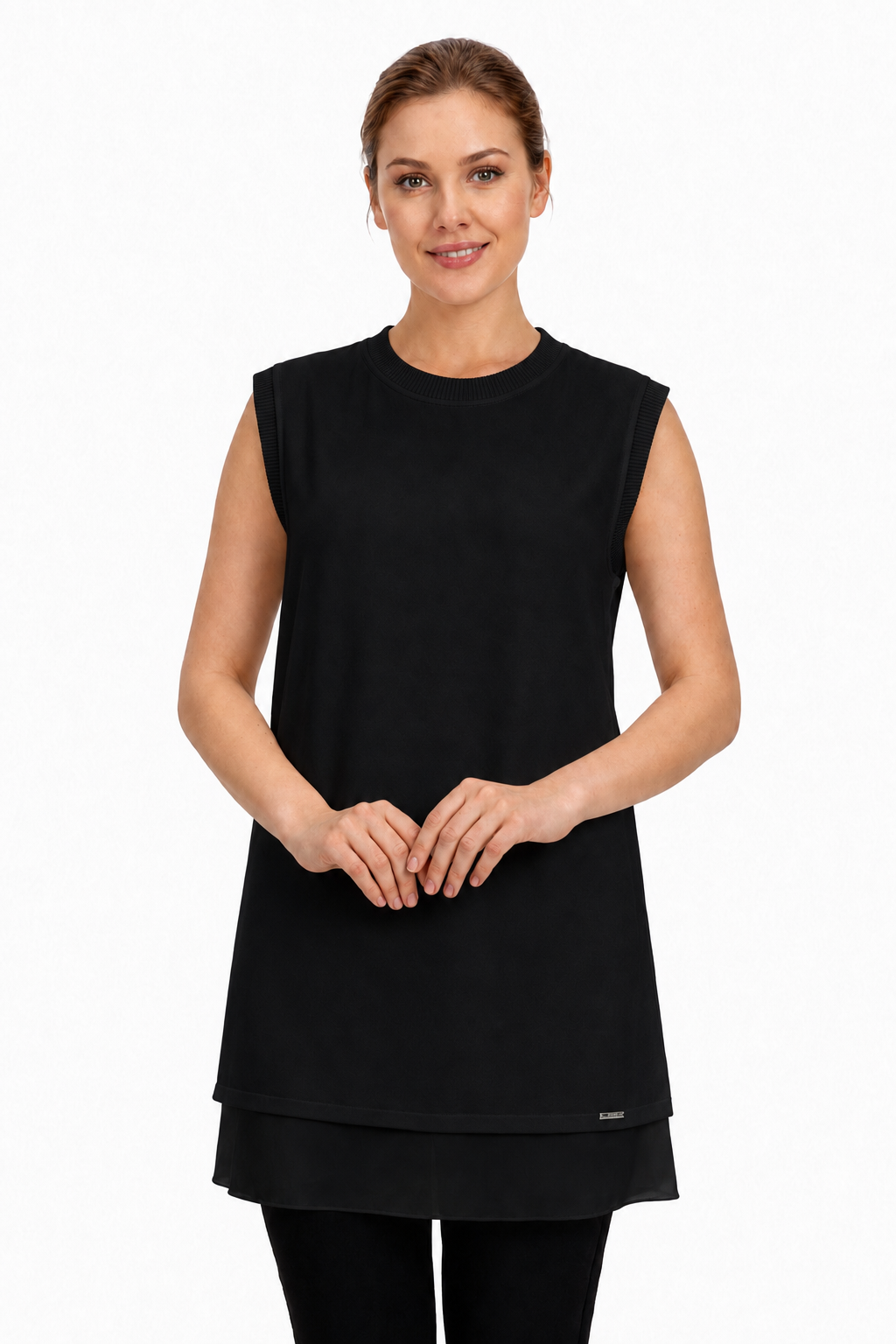 Chiffon Front Inner Tunic - Image 5