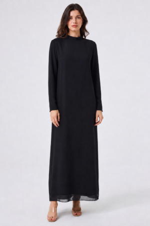 Long Sleeve Chiffon Inner Dress