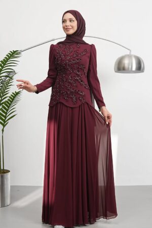 Embellished Evening Dress