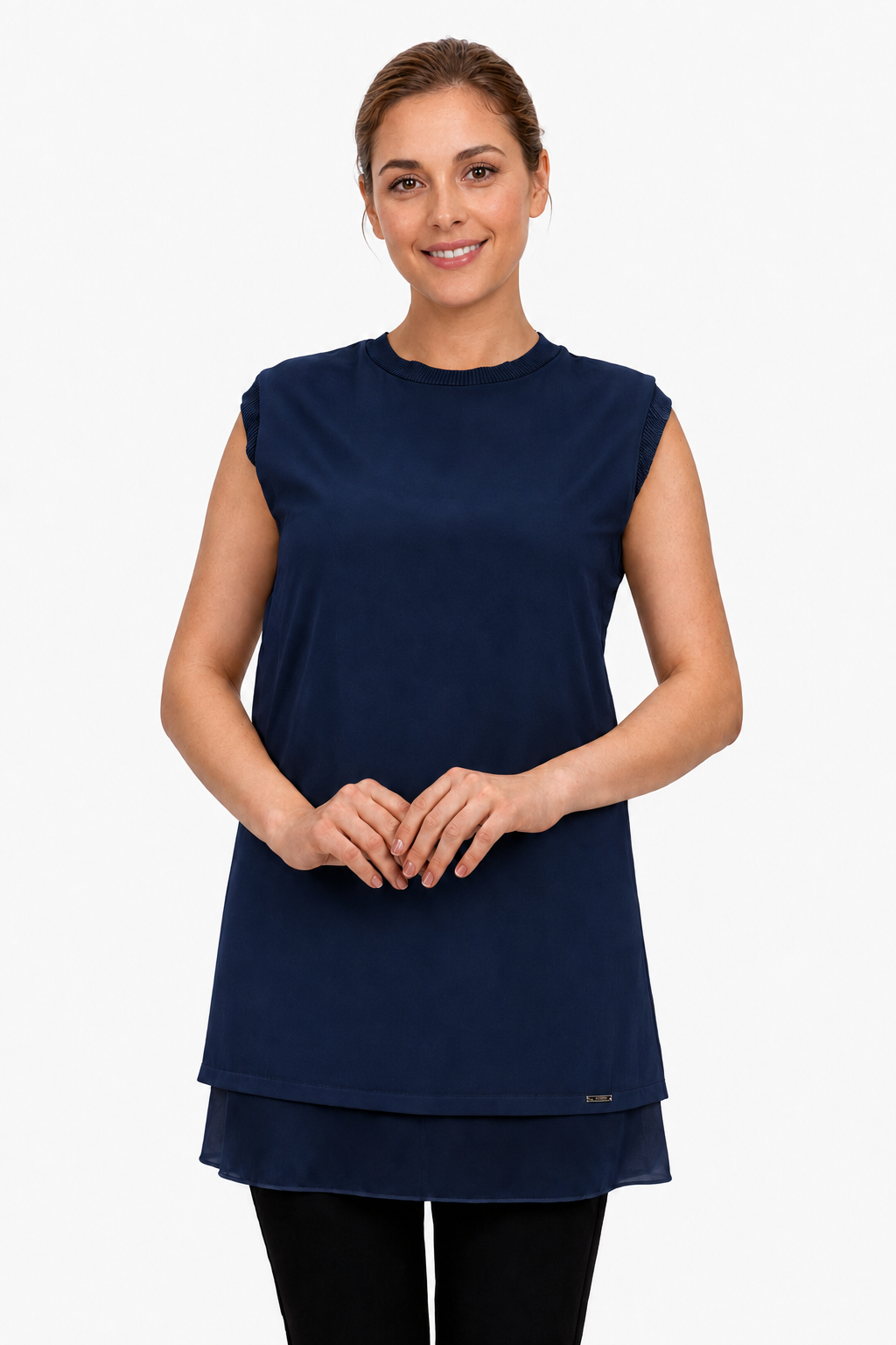 Chiffon Front Inner Tunic - Image 3