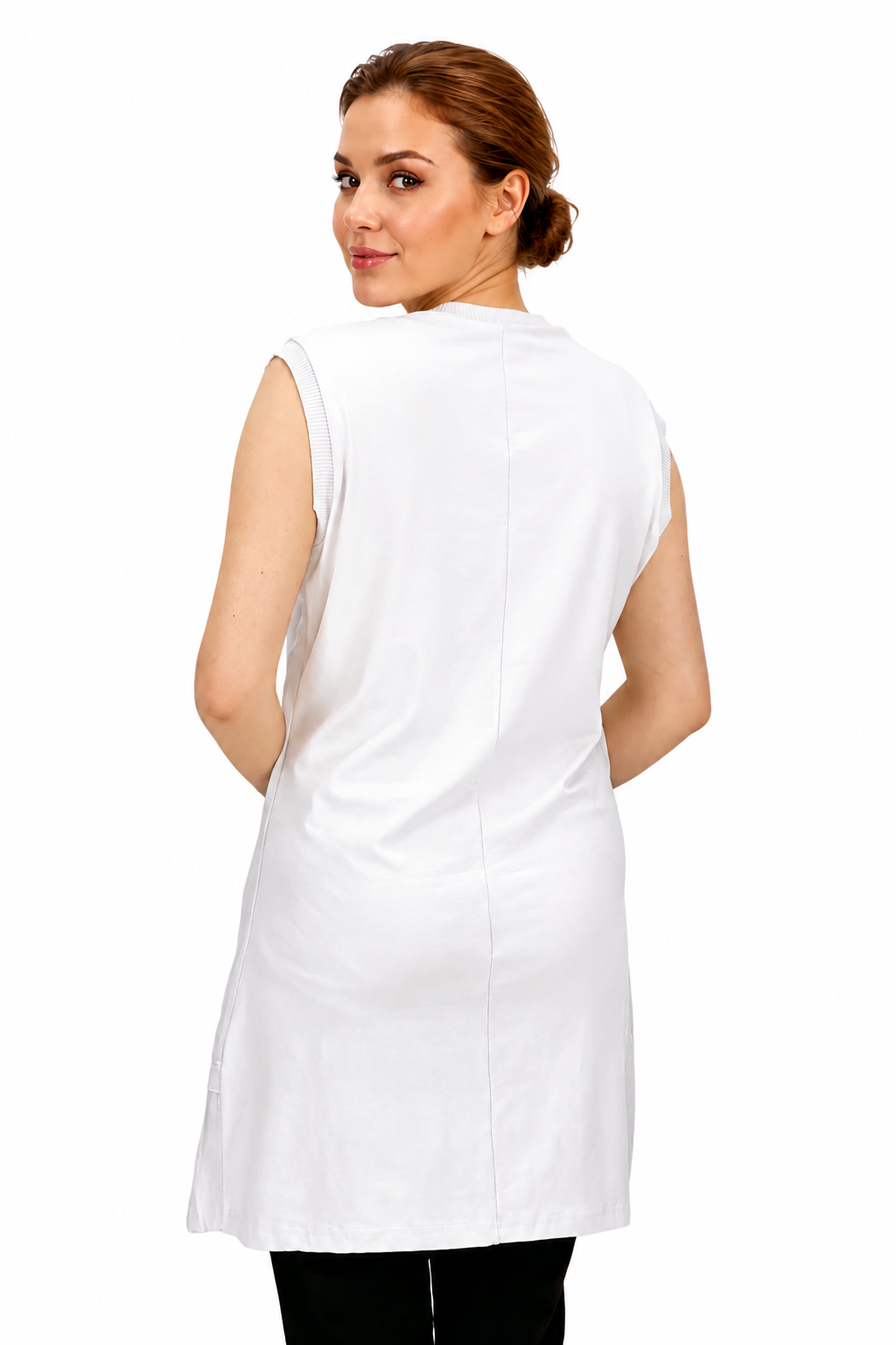 Pleated Hem Inner Tunic - Image 8