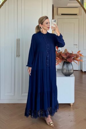 Lace Detail Maxi Dress