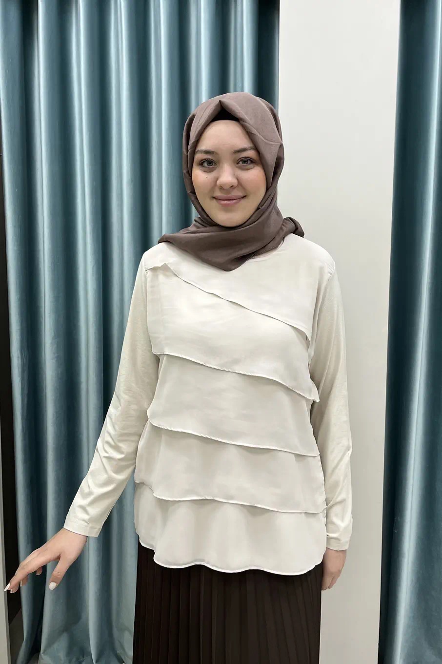 Layered Chiffon Tunic