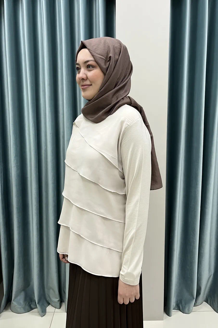 Layered Chiffon Tunic - Image 3