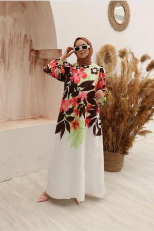 Floral Cotton Maxi Dress
