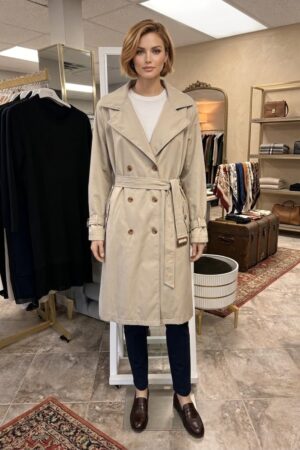 Classic Belted Trench Coat