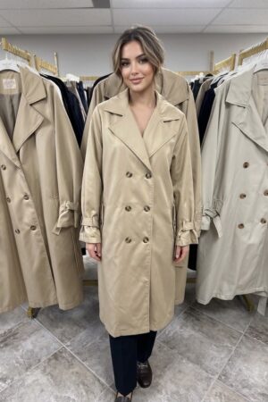 Classic Double-Breasted Trench Coat