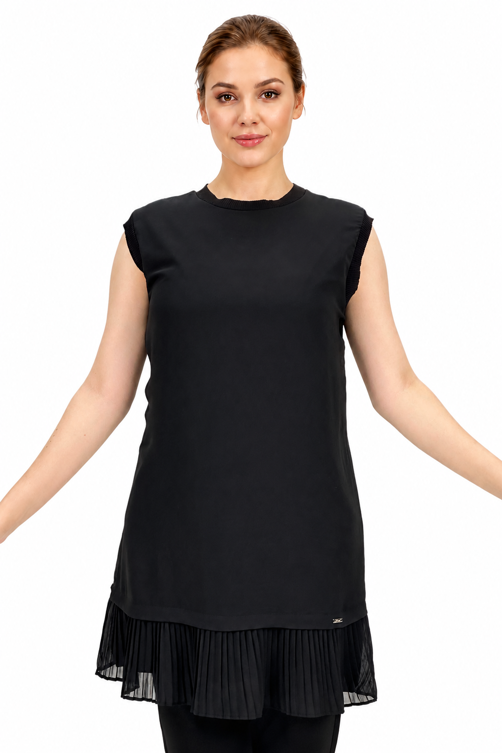 Pleated Hem Inner Tunic - Image 5
