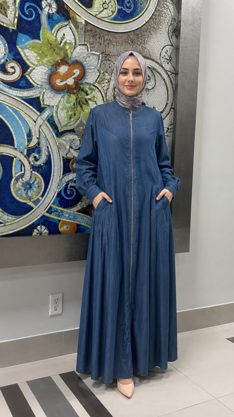 Tencel Denim Abaya
