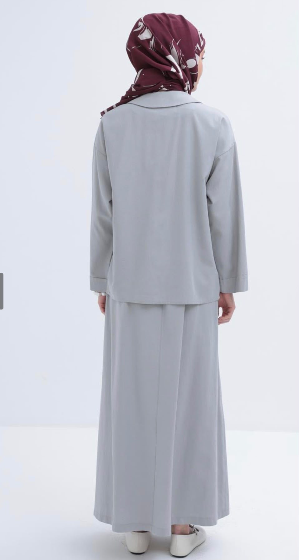 Linen Blend Shirt & Skirt Set - Image 7
