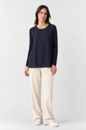 Cotton Tunic Chiffon Front