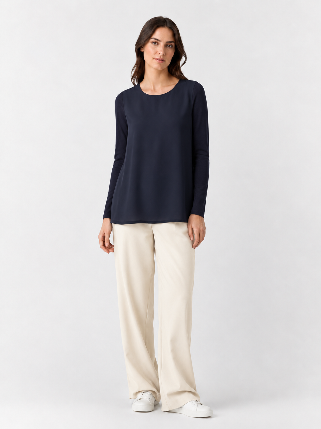 Cotton Tunic Chiffon Front