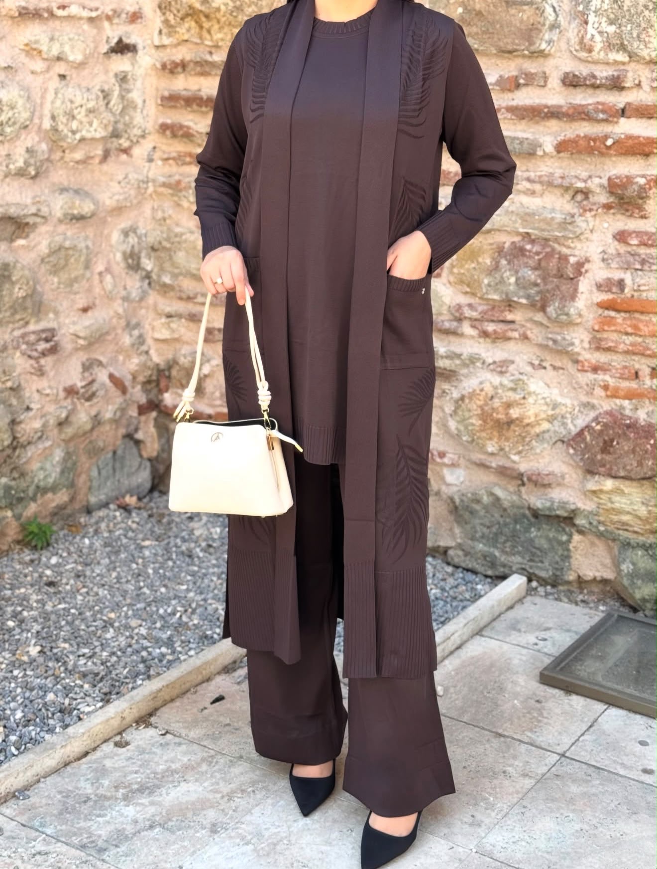 Leaf Detail 3-Piece Set